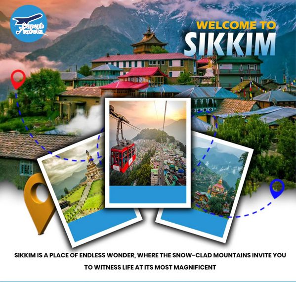 WELCOME TO SIKKIM, A PLACE OF ENDLESS WONDER, WHERE THE SNOW-CLORED SNOW-MOUNTAINS INVITE YOU TO WITNESS LIFE AT ITS MOST MAGNIFICENT.